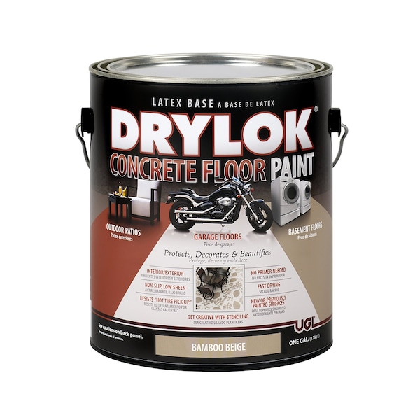 Drylok Flat Bamboo Beige Latex Concrete & Garage Floor Paint 1 gal